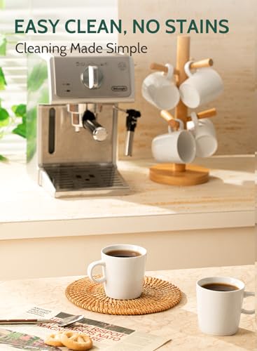 5oz Porcelain Espresso Cups Set of 4 (4 Count)
