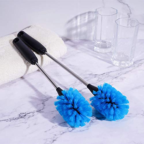 Stainless Steel Bottle Brush with Replaceable Head (2 Count)