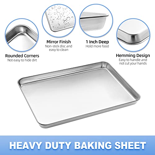 Baking Sheet with Wire Rack Set