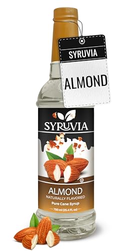 Coffee Syrup Almond Flavored Syrup for Drinks (25.4 Fl Oz)
