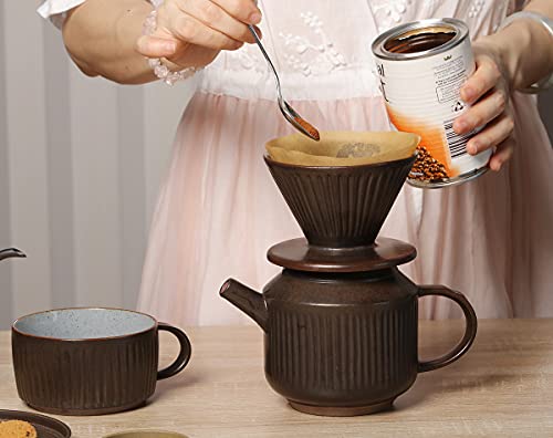 Pottery Pour Over Coffee Maker