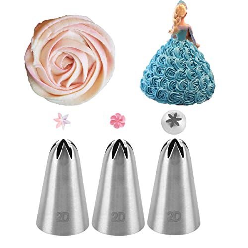 2D Icing Tip Large Drop Flower Piping Tip