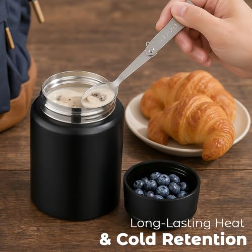 16oz Insulated Food Jar with Spoon