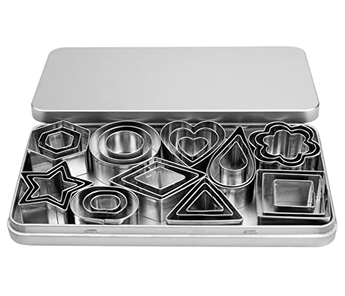 30Pcs Mini Cookie Cutters Set