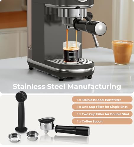 20 Bar Espresso Machine with Milk Frother