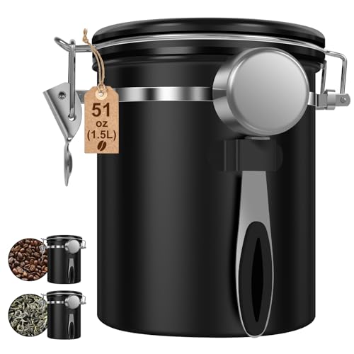 2PCS Coffee Bean Storage Container Set (2 Count)