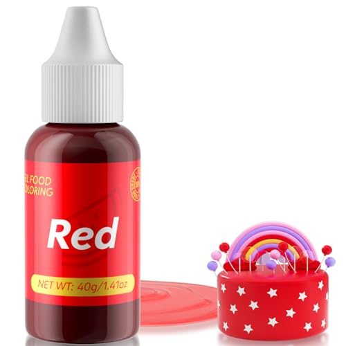 Gel Food Coloring for Cake Decorating (4 Fl Oz)