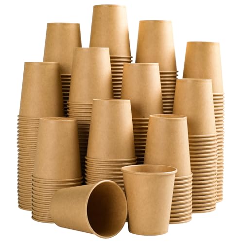 300 Pack 5 oz Paper Cups Disposable Kraft Mouthwash Cups Small (300 Count)