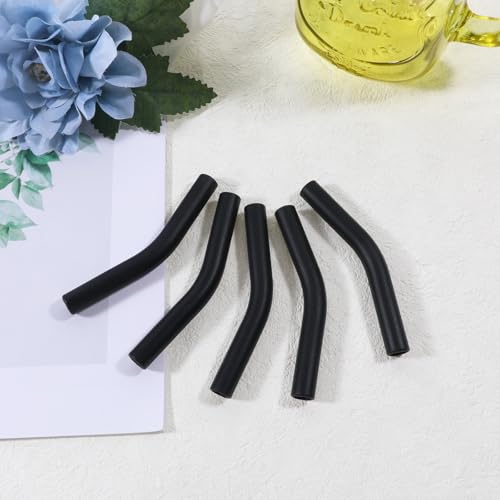 5 Pcs Silicone Straw Tips (5 Count)