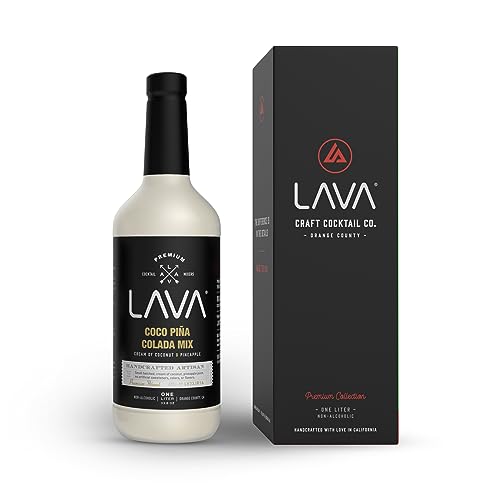 Premium Coco Pina Colada Made with Cream of Coconut and Real Pineapple (33.8 Fl Oz)