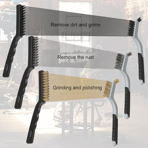 8 Pack Wire Brush & Scraper Set