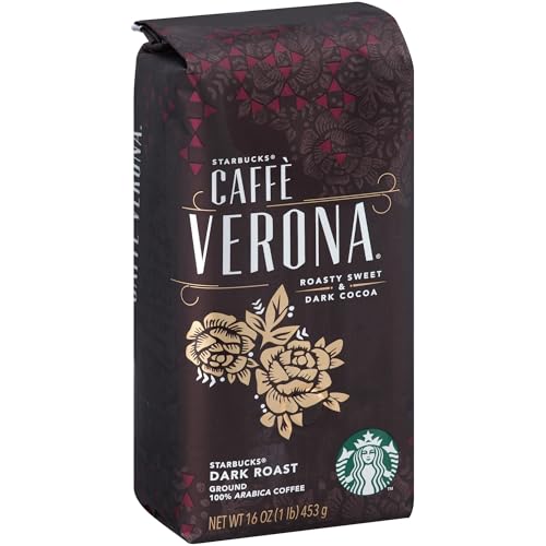 Caffe Verona Dark Roast Ground Coffee (16 Ounce)