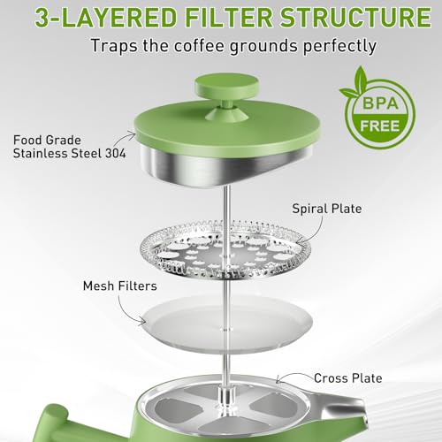 50oz French Press Coffee Maker