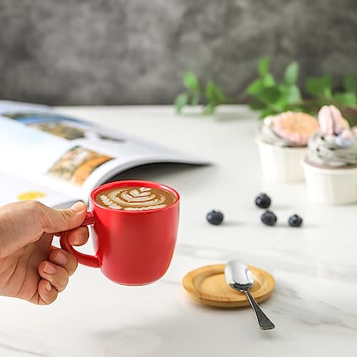 6 Ounce Espresso Cups with Saucers (6 Count)