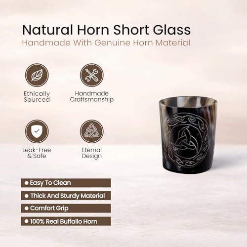 Viking Horn Shot Glasses Set of 12 (12 Count)