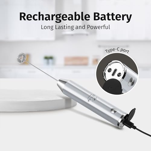 Rechargeable Milk Frother Handheld