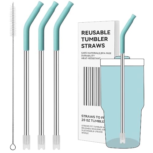 Straight Metal Straws for Stanley 20oz
