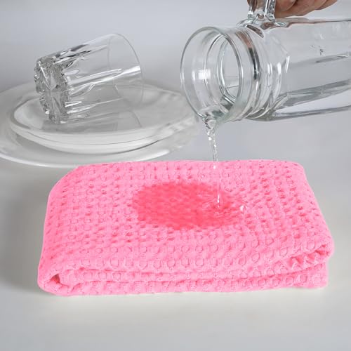 100% Cotton Premium Waffle Kitchen Towels