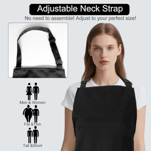 Kitchen Bib Chef Apron for Women Men