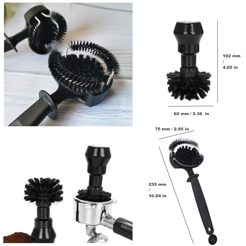 2PCS Espresso Coffee Machine Cleaning Brush Set (2 Count)