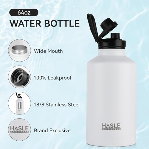 Half Gallon Insulated Water Bottles 64 oz
