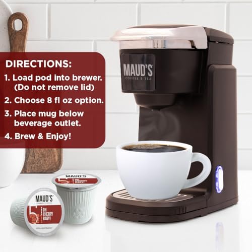 Cherry Flavored Medium Roast Coffee Pods (50 Count)