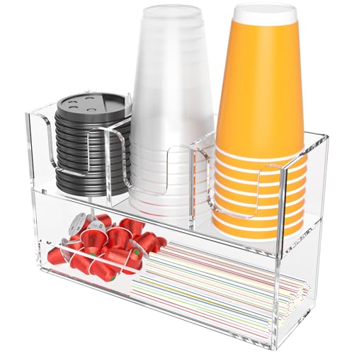 4 Compartment Cup Holder for Countertop