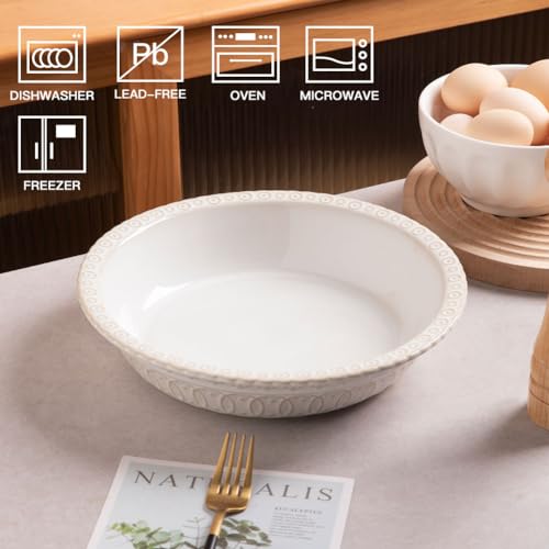 Sweejar Ceramic Pie Pan for Baking