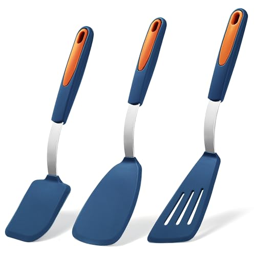 3 Pieces Silicone Spatula Set (3 Count)