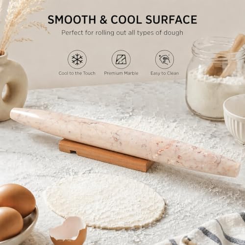 Natural Marble Rolling Pin for Baking
