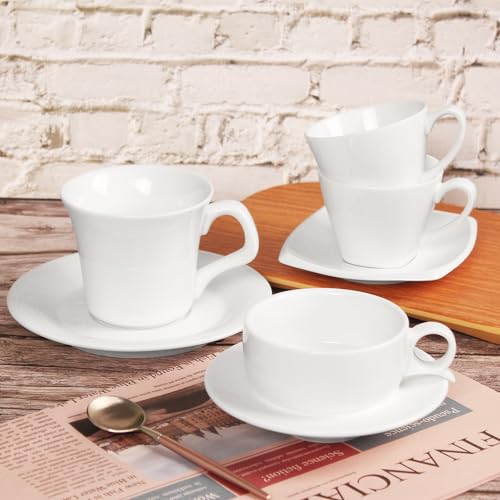 Italian Style Porcelain Espresso Cup Set (4 Count)