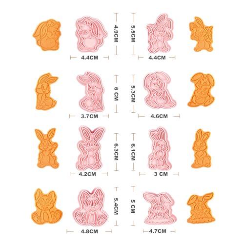 Rabbit Cookie Cutter Set (8 Count)