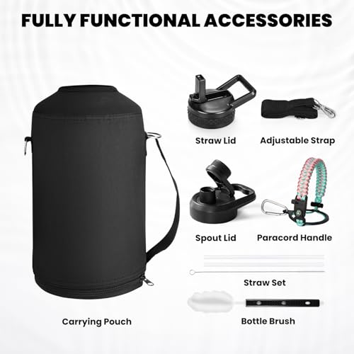 One Gallon Water Bottle Insulated 128 oz