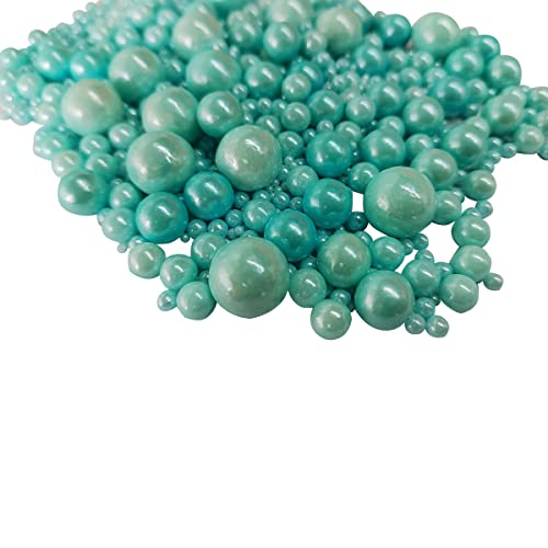 Edible Blue Sugar Pearls Candy Sprinkles 120G (4.23 Ounce)