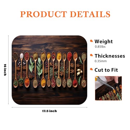 Kitchen Spices Dish Drying Mat