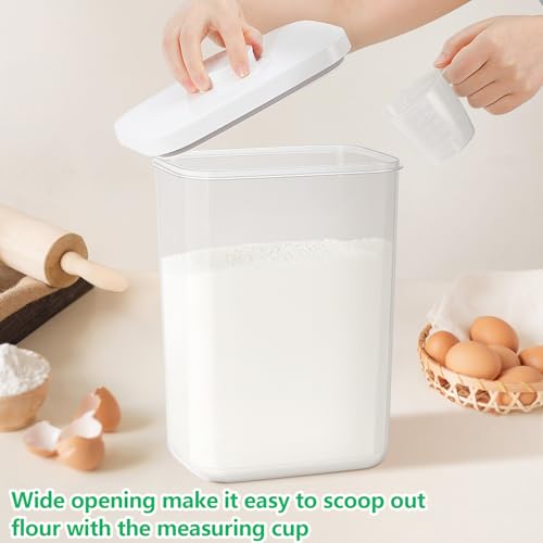 6 Qt Flour Sugar Storage Containers with Pop