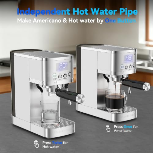 Espresso Machine with Adjustable Extraction Temperature