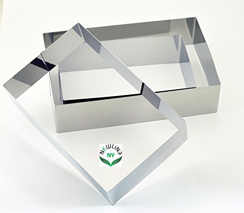 NewlineNY Stainless Steel Cake Mousse Ring Molding Forming