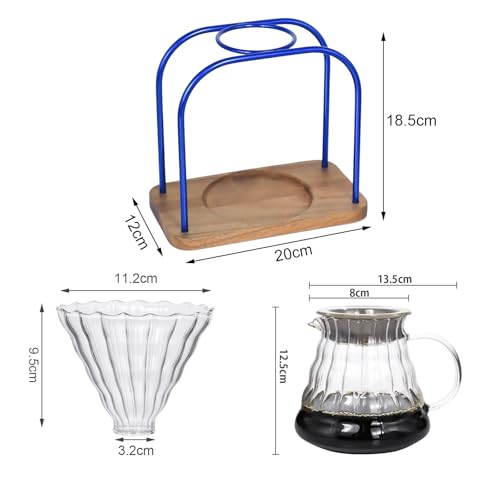 Pour Over Coffee Maker Stand with Coffee Drip