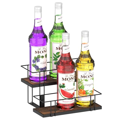 Coffee Syrup Rack Organizer