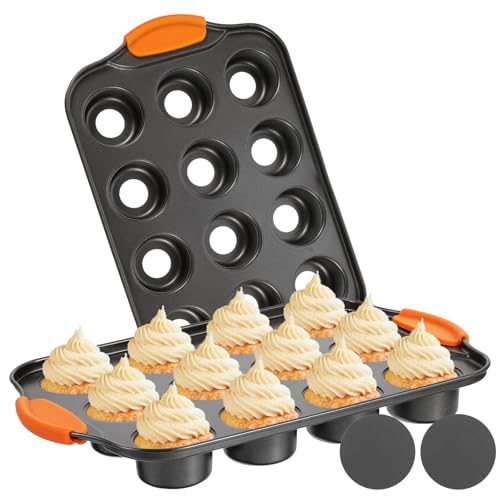 2Pack Mini Cheesecake Pans Removable Bottom Mini Cupcake Pans (2 Count)