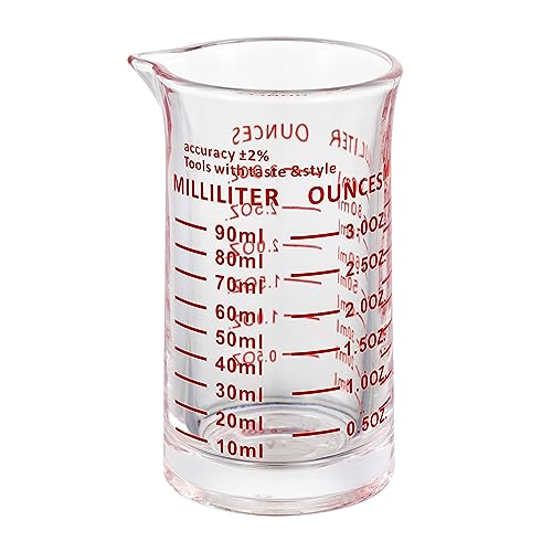Ackers 3oz 90ml Glass Measuring Cup