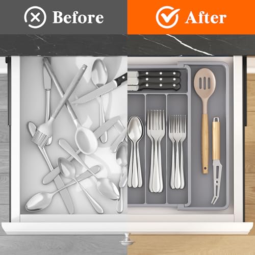 Expandable Silverware Drawer Organizer