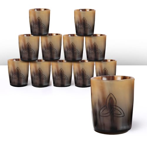 Viking Horn Shot Glasses Set of 12 (12 Count)