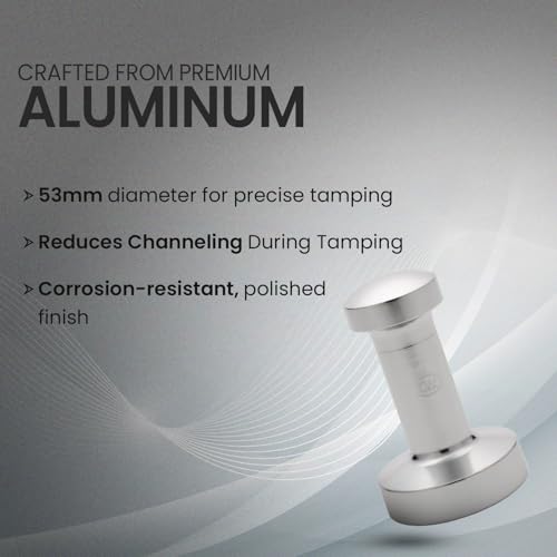 53mm Aluminum Espresso Tamper for Barista Coffee Tamping Tool