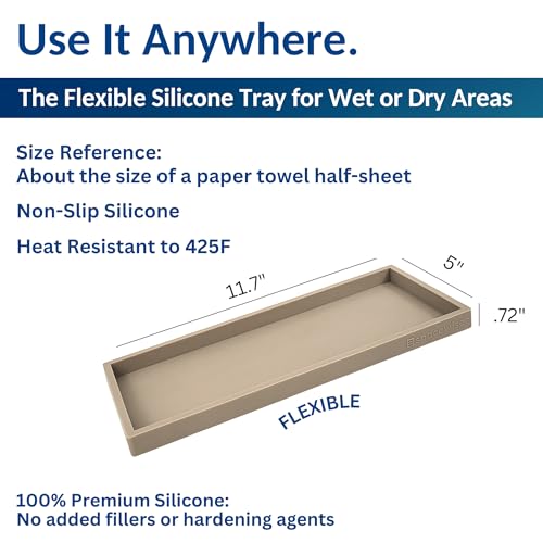 Silicone Countertop & Vanity Tray