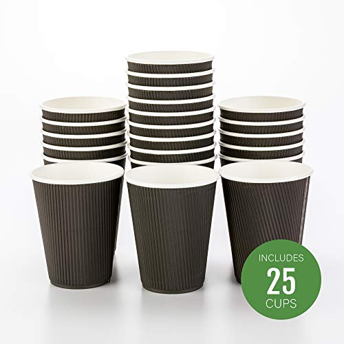 12 Ounce Paper Coffee Cups (25 Count)