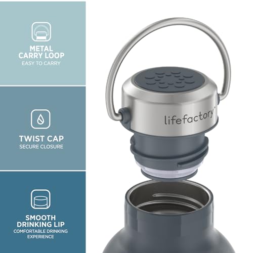 20oz Stainless Steel Sports Bottle with Chug Cap