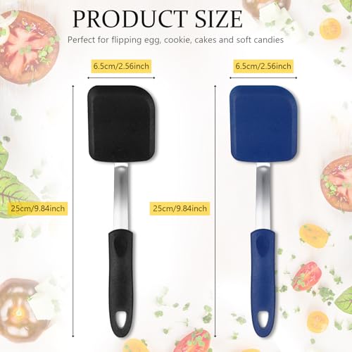 2 Pcs Mini Silicone Cookie Brownie Spatula (2 Count)