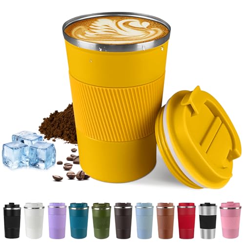 Vacuum Insulated Stainless Steel Travel Coffee Mug